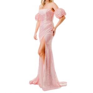 NEW COYA COLLECTION lucrezia gown in blush